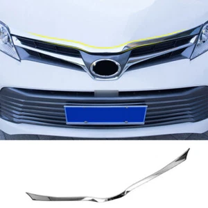For Toyota Sienna 2011-2020 Chrome ABS Front Engine Hood Grille Strip Trim - Picture 1 of 8