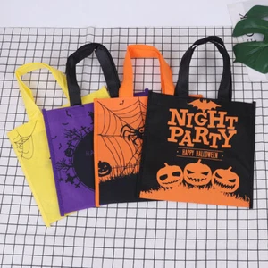 Halloween Trick or Treat Bags Set of 4 - Picture 1 of 5