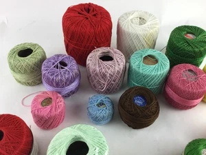 Mixed lot YARN Crochet Thread Vintage New plus Used - Picture 1 of 9
