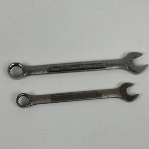 Craftsman 17MM and 14MM Combination Wrench Metric Vintage VV 42929 42918 USA - Picture 1 of 7