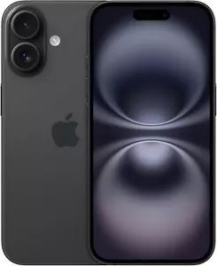 APPLE IPHONE 16 - 128GB BLACK - UNLOCKED - 1 YEAR APPLE WARRANTY - NEW - Picture 1 of 6