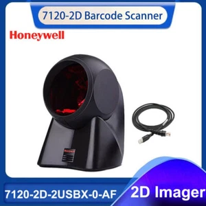 Honeywell 7120-2D-2USBX-0-AF 2D Wired Desktop Laser Barcode Scanner w/ USB Cable - Bild 1 von 6