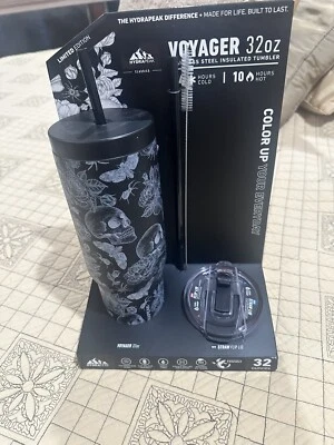 VASO HYDROPEAK "VOYAGER" SKULLFACE NEGRO (NUEVO) Foto 1 de 4