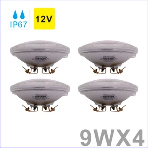 4 Pack PAR36 LED Landscape Light AC/DC12V 9W,Replace Halogen 50w Bulb,Waterproof - Picture 1 of 13