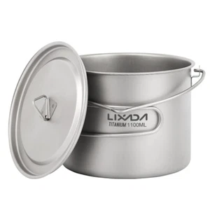 750ml/900ml/1100ml Ultralight Pot Mug Cup with Lid U0D2 - Picture 1 of 11