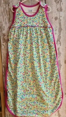 Baby Girl Organic Cotton Floral Sleeping Bag  6-18 months - Wildflower by Kite - image 1 of 2