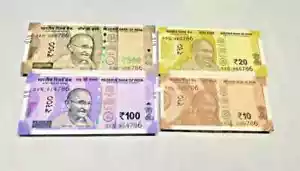 OFFER Indian Rs 10, 20 ,100 & 500 Rupees Currency Note With Holy Lucky No. 786 - Picture 1 of 4