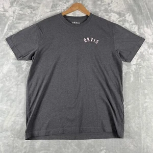 Camiseta ORVIS, Hombre L, Gris Manga Corta Gráfico Pesca Exterior 1856 - Imagen 1 de 11