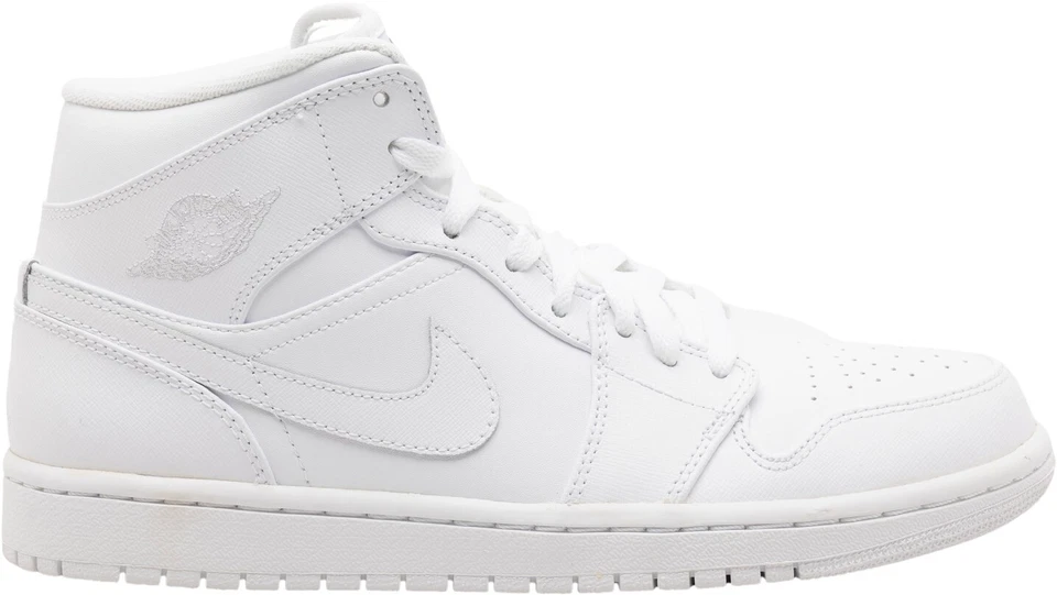 Jordan 1 Blanco Medio - Talla 12  Foto 1 de 1