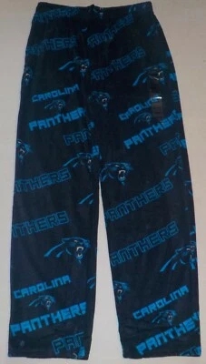 CAROLINA PANTHERS HOMBRE DORMIR SALÓN PIJAMA MICROFLEECE PANTALÓN M XL 2X NUEVO CON ETIQUETAS Foto 1 de 2