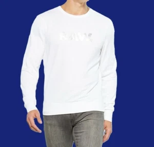 Sudadera G-STAR RAW Blanca Pruxon Para Hombre Talla XXL Nueva - Imagen 1 de 2