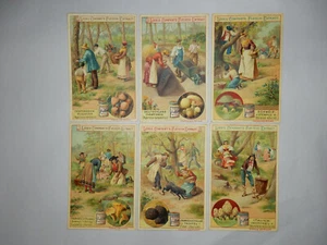 Liebig Sammelkarten - "Essbare Pilze/Pilze - I" - Kompletter 6er Set - Deutsch - GC - Bild 1 von 2