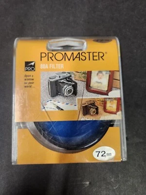 NEW Promaster 72mm 80A Camera Lens Filter Made in Japan 2.4 1.3 - Image 1 of 4