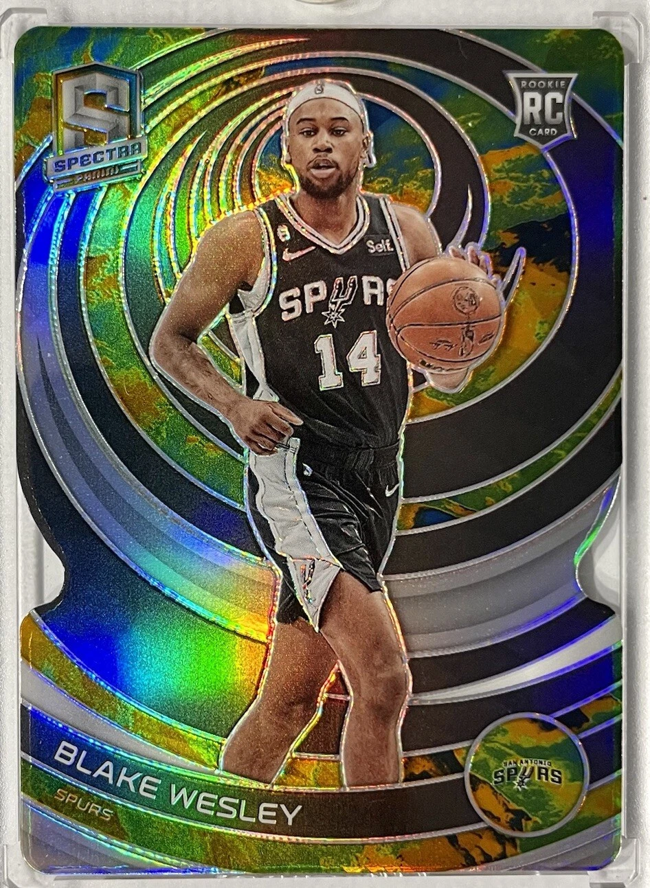 2022-23 Panini Spectra Blake Wesley Universal Die Cut Rookie RC 8/8