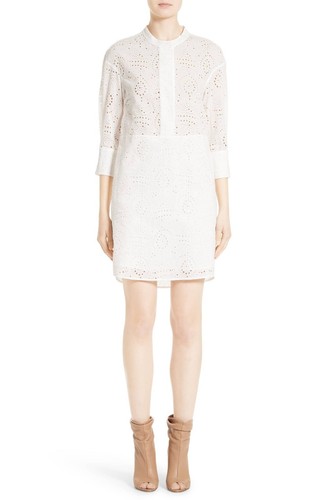 Abito da camicia con occhielli Burberry Daniela (taglia UK 10 USA 8 IT 42)