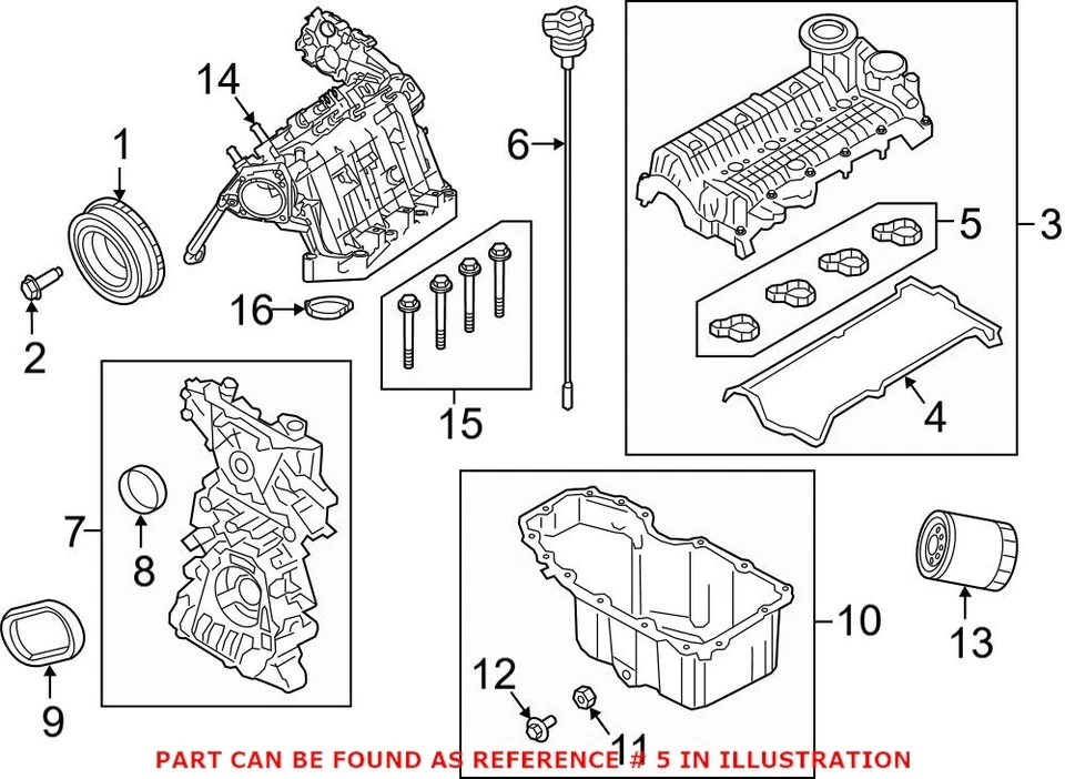 Vedação de tubo de vela de ignição Mopar original do fabricante para Jeep Renegade - Imagem 1 de 1