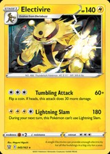 1x Electivire - 045/163 - Rare - Battle Styles - Near Mint - Pokemon!