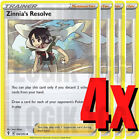 4x Zinnia's Resolve 164/203  x4 - Evolving Skies - Pokemon TCG - Playset - NM