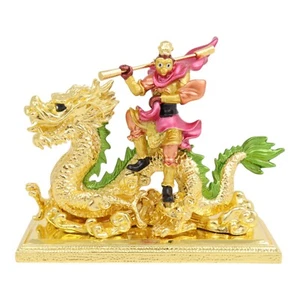 Feng Shui Monkey God On Dragon for Business Success - Picture 1 of 4