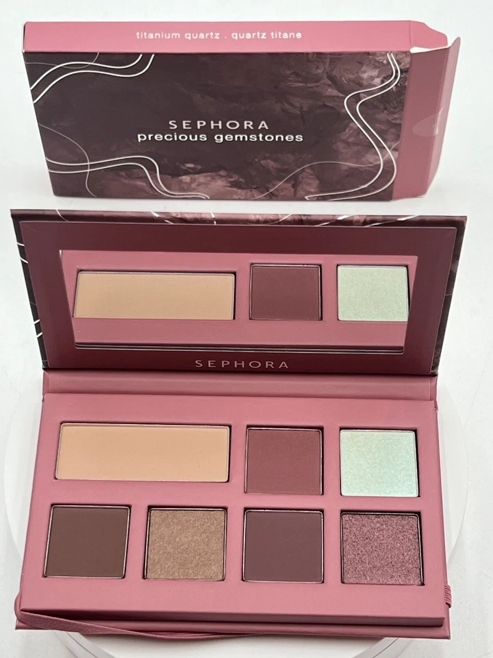 SEPHORA PRECIOUS GEMSTONES TITANIUM QUARTZ Eyeshadow Palette with 7 SHADES