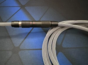 Custom USB-C Mechanical Keyboard Sleeved Slim Push/Pull Connector Cable (Black) - Picture 1 of 4