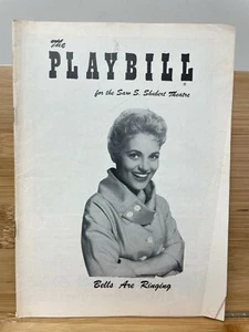 Bells are Ringing Playbill - 31 de diciembre de 1956 - Sam S. Shubert Theatre Judy Hol - Imagen 1 de 4