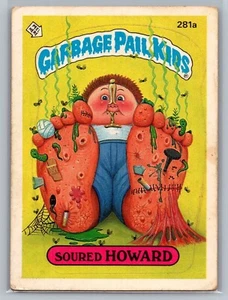 1987 Soured Howard Garbage Pail Kids #281a DC SET BREAK - Picture 1 of 2