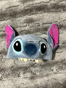 Disney Parks Stitch Character Head Plush Hat Adult Size Adjustable Cap - Picture 1 of 8