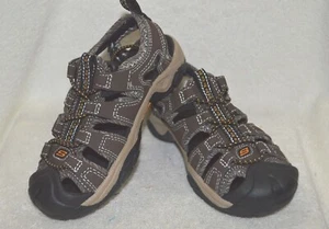 Skechers Boys' Journeyman Migrate Chocolate/Taupe Sport Sandals - Size 11 NWOB - Picture 1 of 7