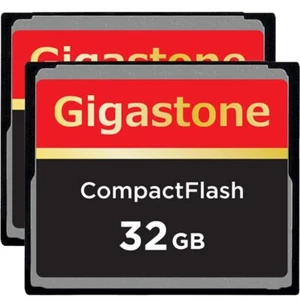 2 x Gigastone 32GB Compact Flash CF Memory Card for Nikon Canon Olympus Cameras - Picture 1 of 3
