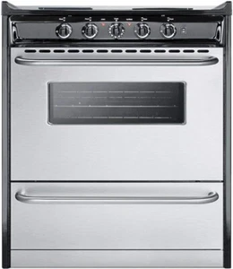 Summit TEM210BRWY Kitchen Cooking Range, Stainless Steel - Picture 1 of 3