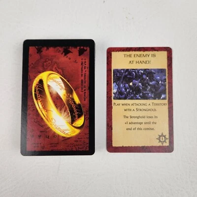 Juego completo de 84 cartas de juego de mesa Risk Lord of the Rings Middle Earth Foto 1 de 2