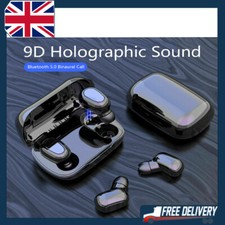 Bluetooth 5.0 TWS Headset Twins Wireless Headphone Stereo Earphones Earbuds UK