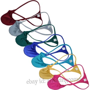 Men's Micro Hip Enhancer Thong Underpants Contoured Pouch String Tangas Panties - Picture 1 of 22