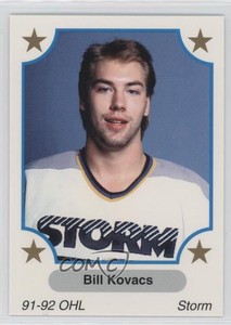 1991-92 7th Inning Sketch OHL bill kovacs #348