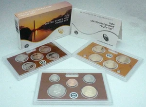 2014-S U.S.  Proof Set - 14 Coins in OGP w/COA - Picture 1 of 1