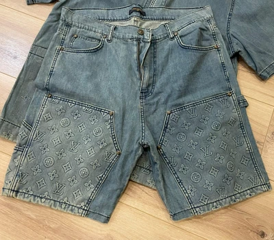 ŞORT JEANS MASCULINO LOUIS VUITTON GRANDE - Imagem 1 de 4