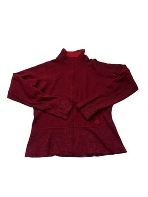 Jaqueta Mountain Hardwear Feminina M Zíper Completo Suéter de Lã Cardigã Caminhada - Imagem 1 de 4