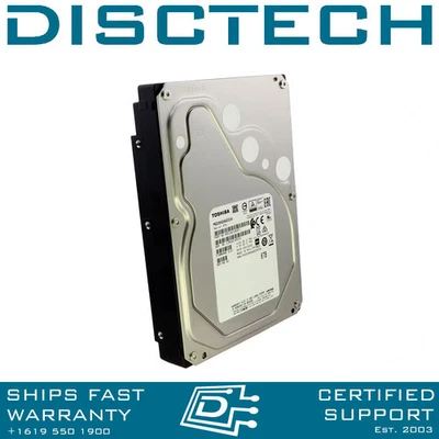 Toshiba MG08ADA600A MG08ADA 6TB 7.2K RPM 3.5" 6Gb/s 4Kn SATA HDD Hard Drive - Image 1 of 3