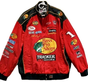 RARE Vintage Bass Pro Shops NASCAR Race Jacket 2XL Chase Authentics - Picture 1 of 20