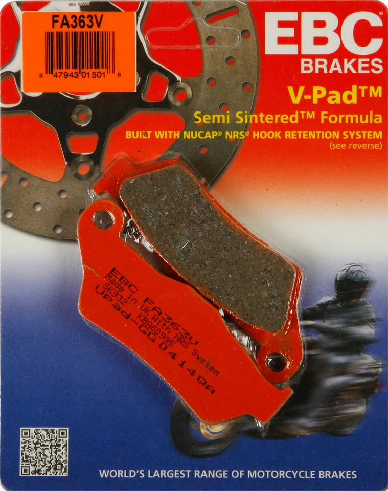 BMW R Nine, R 850, R 1150, R1100, R 1200 Rear Brake Pads EBC FA363V - Image 1 of 1