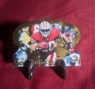 Derek Loville 1995 Pacific Crown Royale #26 Die Cut SP 49ers - Image 1 of 2