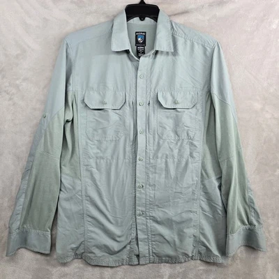 Мужская рубашка KUHL Airspeed с длинным рукавом на пуговицах размер средний для походов на открытом воздухе - Изображение 1 из 4