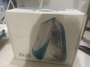 Apple iBook G3 Clamshell M2453 Blueberry 300MHz Laptop Boxed Tested Working JP - Picture 1 of 16