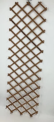 Chapéu e casaco de madeira acordeão vintage extragrande 87 pinos para qualquer sala ervas - Imagem 1 de 4