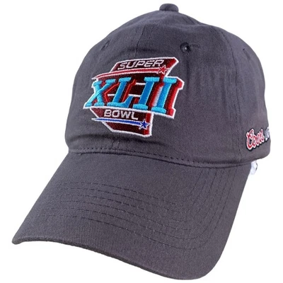 NUEVO NY Giants XLII Sombrero Super Bowl Sombrero Coors Patrocinador Ligero Promo Adulto Papá Floppy Foto 1 de 4