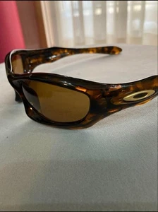 Vintage OAKLEY Monster Dog Sunglasses Brown Tortoise Frame Y2K Men’s Eyewear - Picture 1 of 12