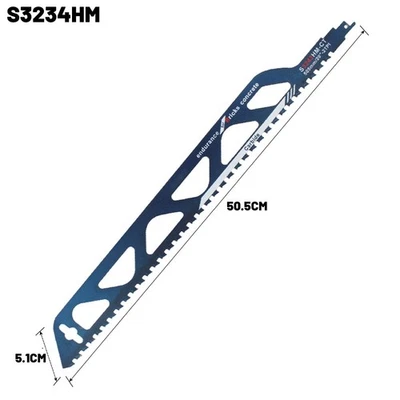 VEARTER Sägeblatt Combo 225mm/505mm - Säbelsäge für Metall & Stahl Tigersäge
