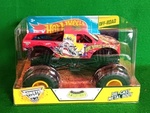 Camión Monster Jam Hot Wheels 1/24th Devastator 2015, todo terreno, difícil de encontrar, raro, ¡¡nuevo en paquete!!! - Imagen 1 de 3