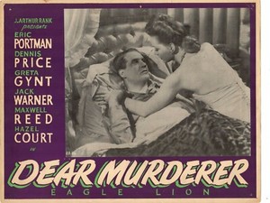ERIC PORTMAN HAZEL COURT DEAR MURDERER ORIG 11X14 LOBBY CARD  LC5781